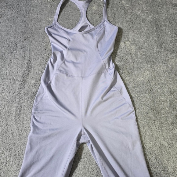 FP Movement Pants - Free People Movement Womens Small Good Karma Jumpsuit Lavender Purple Racerback